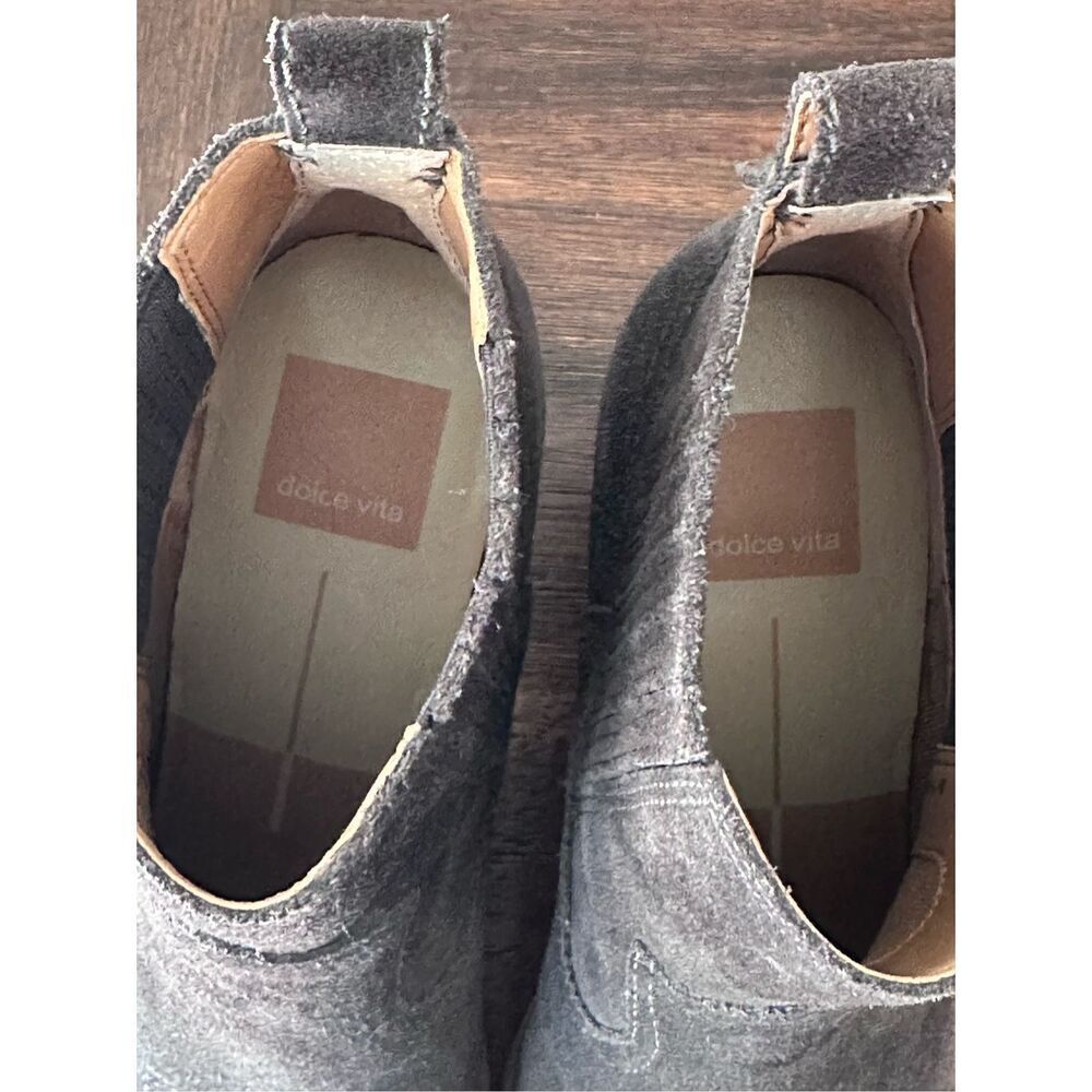 Women’s Dolce Vita Jones Booties in gray suede - Picture 5 of 9